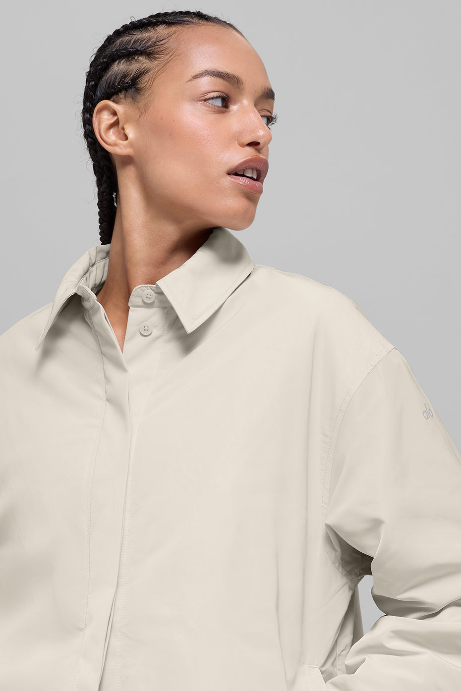 Socialite Shacket - Bone