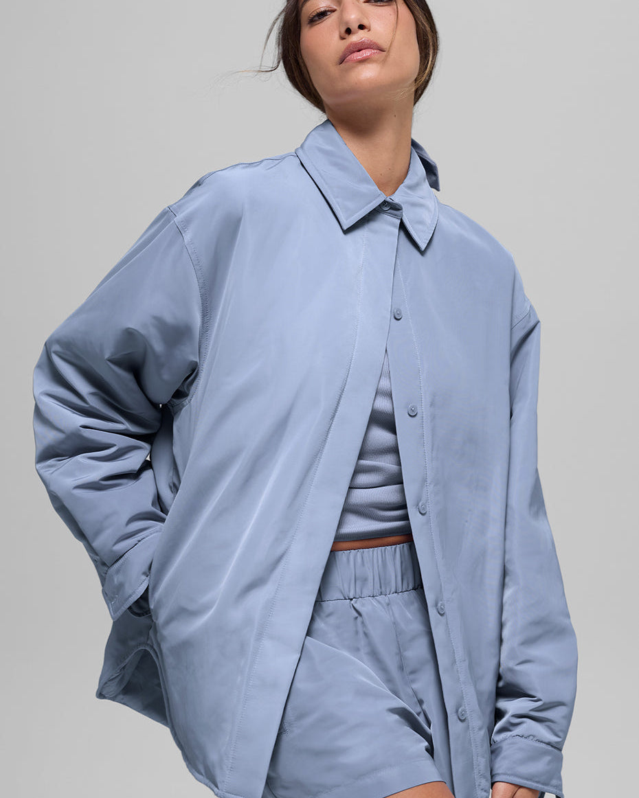 Socialite Shacket - Winter Frost