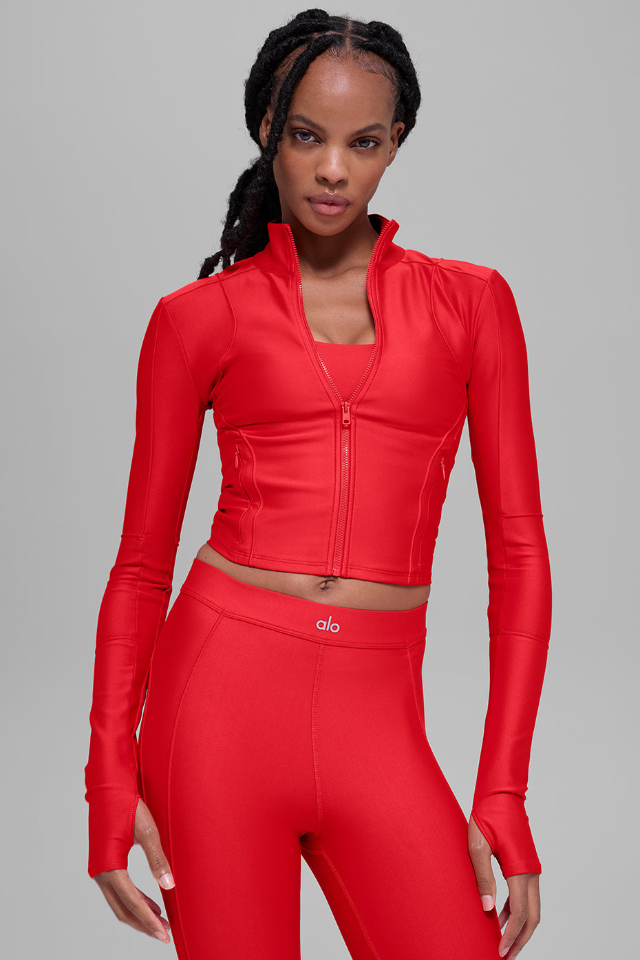 Airlift Ignite Zip Up Jacket - Bright Red