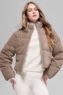 Micro Corduroy Dreamy Puffer - Chai Latte