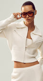 Cashmere Radiate Jacket - Ivory
