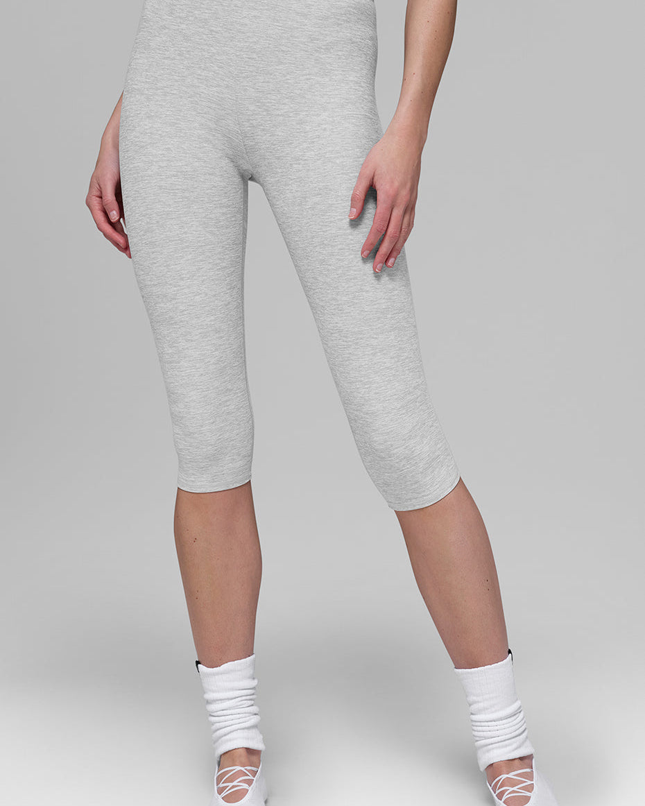 Alosoft High-Waist Iconic 90's Capri - Athletic Heather Grey