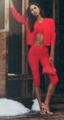 Alosoft High-Waist Iconic 90's Capri - Bright Red