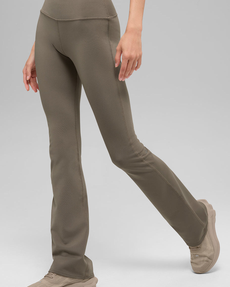 Airbrush High-Waist Bootcut Legging - Light Cocoa