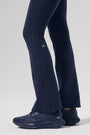 Airbrush High-Waist 7/8 Bootcut Legging - Navy