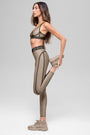 Airlift High-Waist 7/8 Line Up Legging - Gravel
