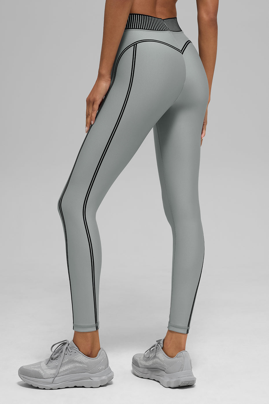 Airlift High-Waist 7/8 Line Up Legging - Lunar Grey
