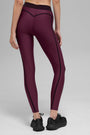 Airlift High-Waist 7/8 Line Up Legging - Burgundy