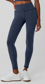 Airbrush Winter Warm High-Waist Nocturne Legging - Navy