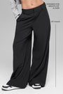 High-Waist Dreamscape Trouser (Long) - Black