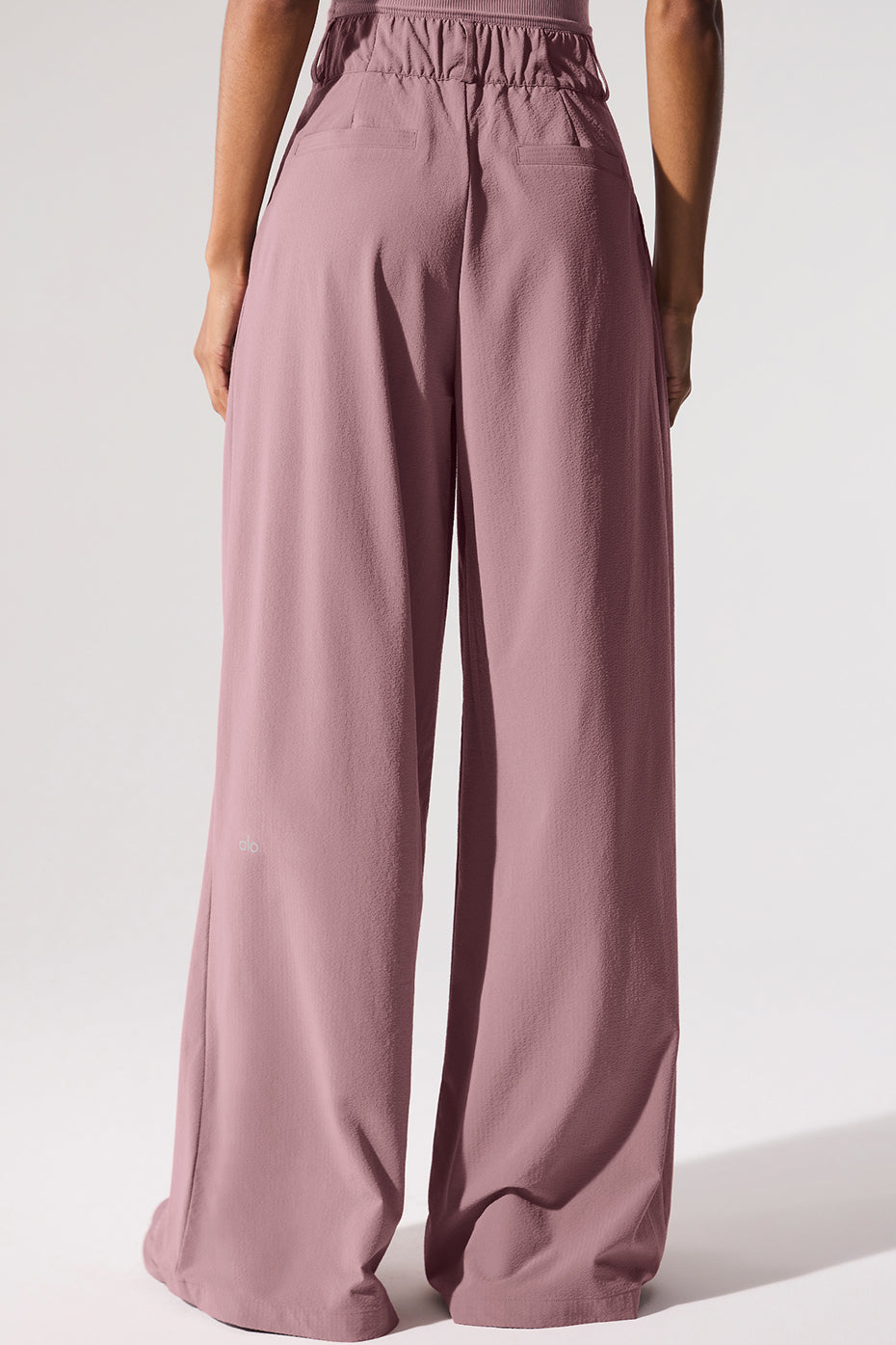 High-Waist Dreamscape Trouser (Long) - Smoky Quartz