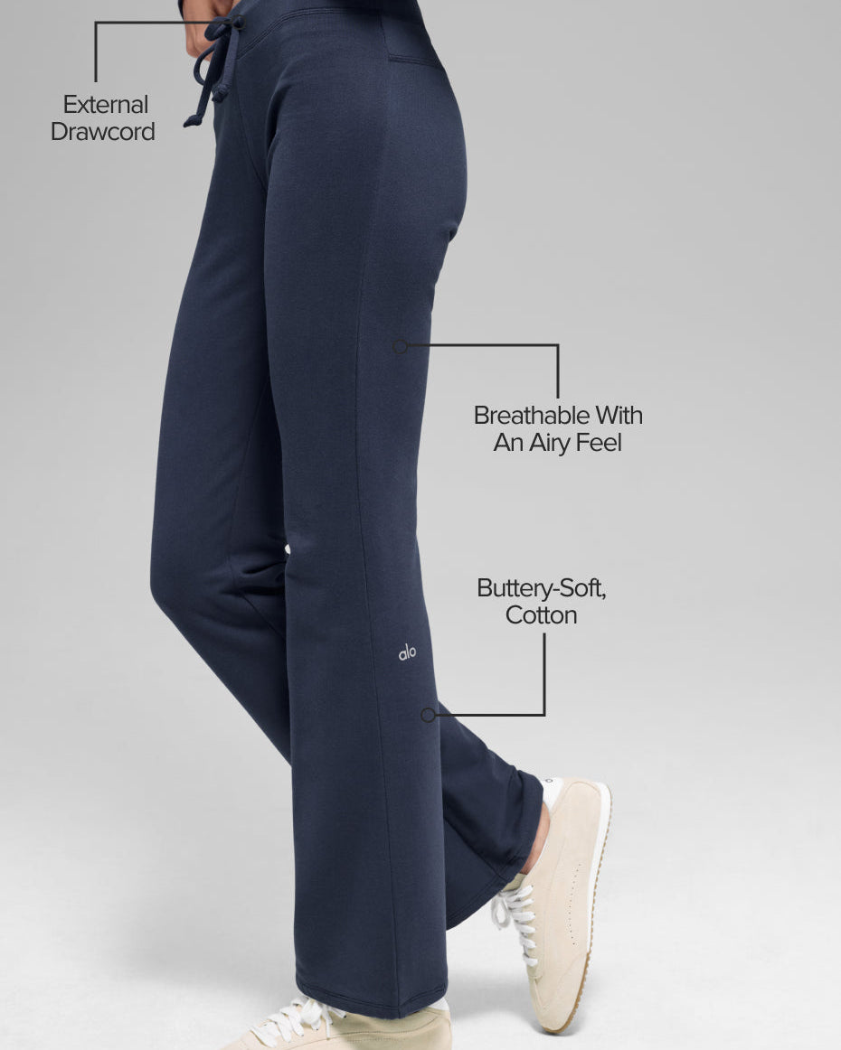 Sway Bootcut Sweatpant - Navy