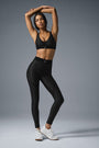 Airlift Mesh Line Up High-Waist Legging - Black