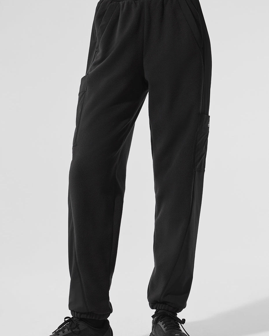 Polar Fleece Wintry Mix Pant - Black