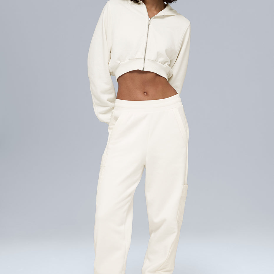 Polar Fleece Wintry Mix Pant - Ivory