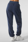 Polar Fleece Wintry Mix Pant - Navy