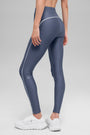 Airlift High-Waist Suit Up Legging - Bluestone/White
