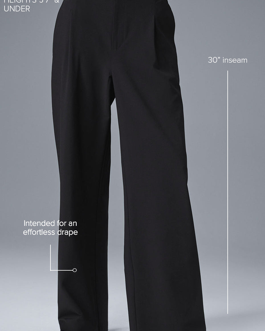 High-Waist Pursuit Trouser (Regular) - Black