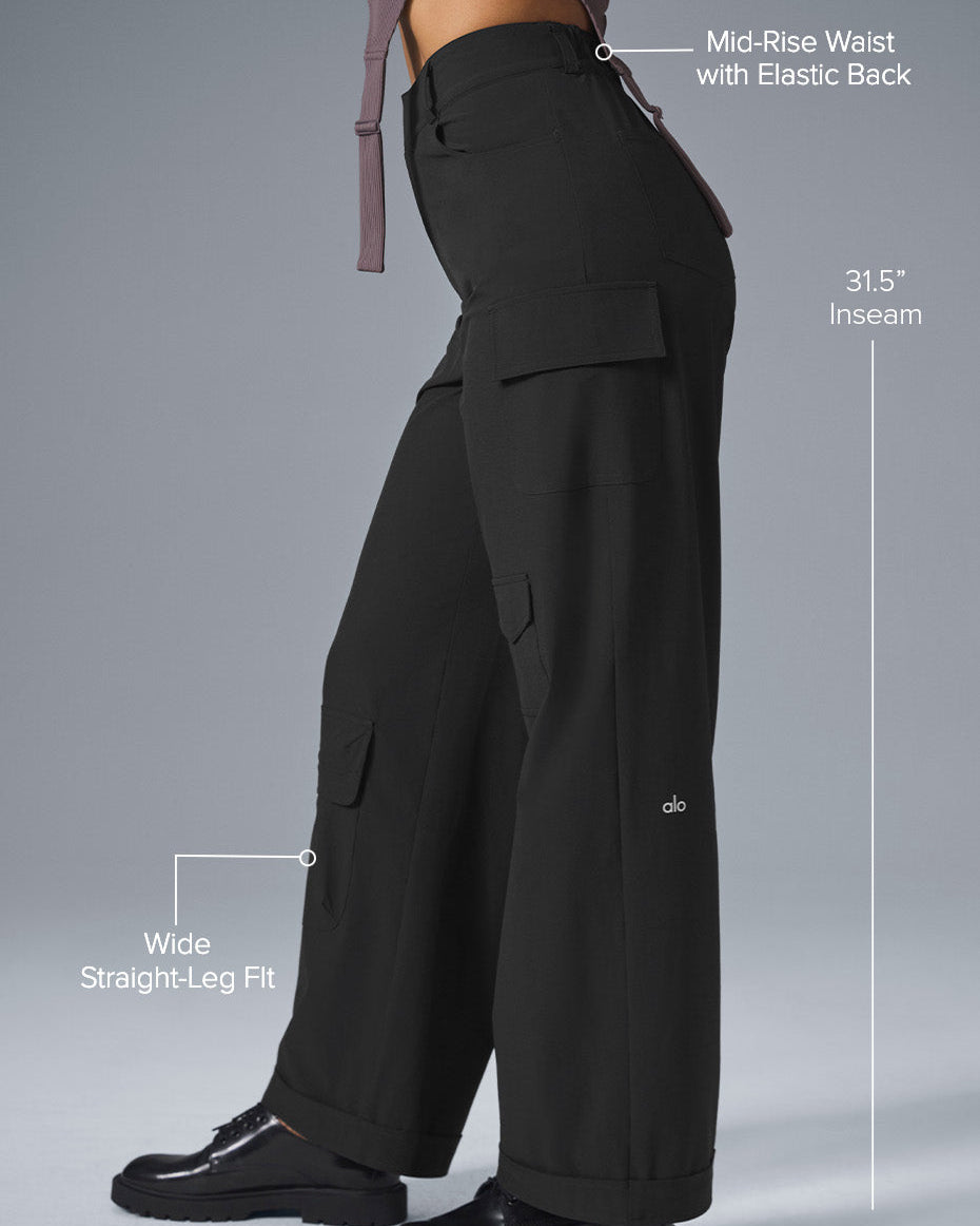 Workwear Cargo Pant - Black