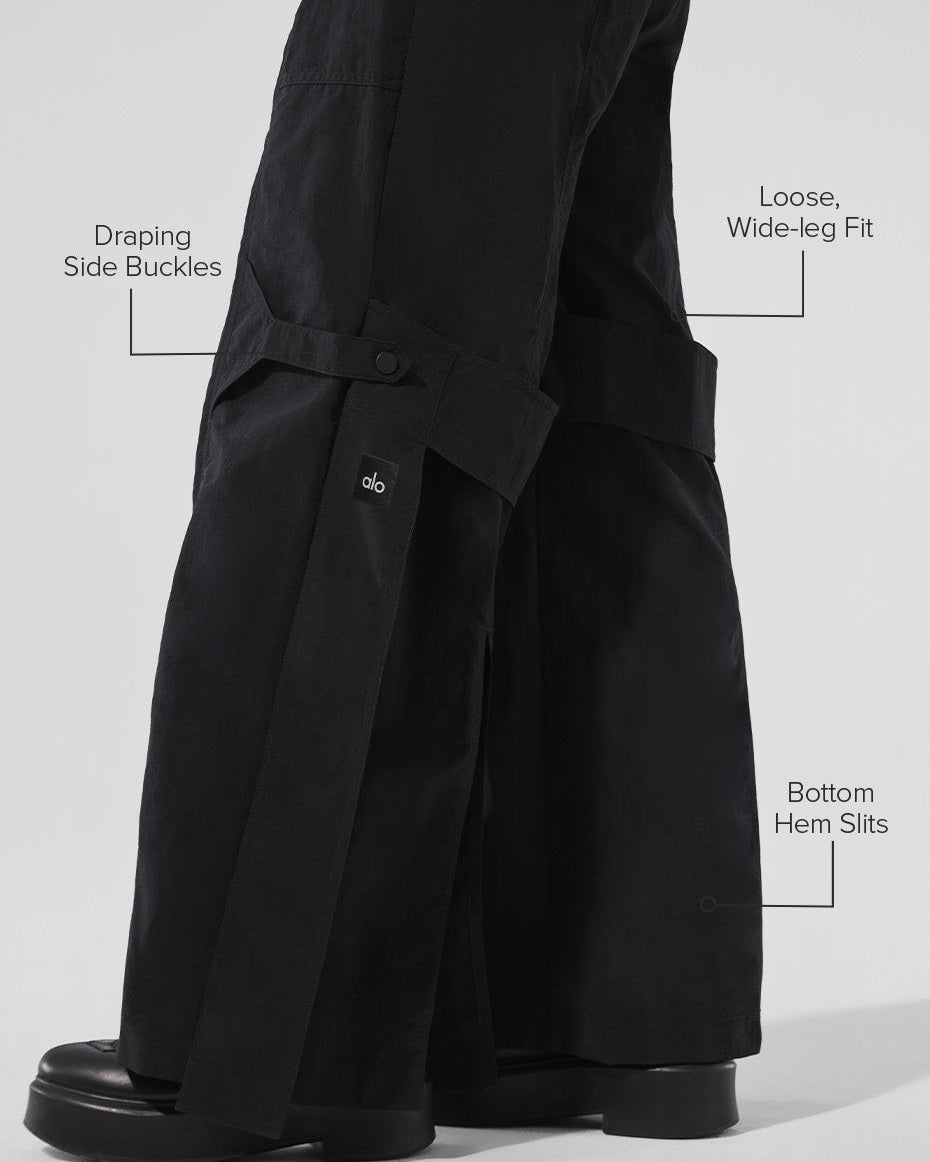 High-Waist Voyager Trouser - Black