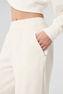 Serenity Wide Leg Sweatpant - Ivory