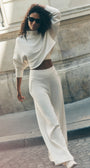 Serenity Wide Leg Sweatpant - Ivory