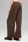 Serenity Wide Leg Sweatpant - Espresso