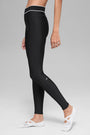 Airlift High-Waist Alignment Legging - Black/White