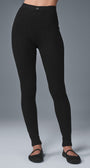 Pointelle Sweater High-Waist Be Mine Legging - Black