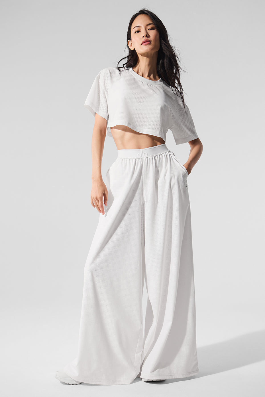 Mesh Mirage Trouser - White