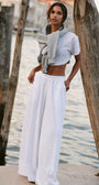 Mesh Mirage Trouser - White