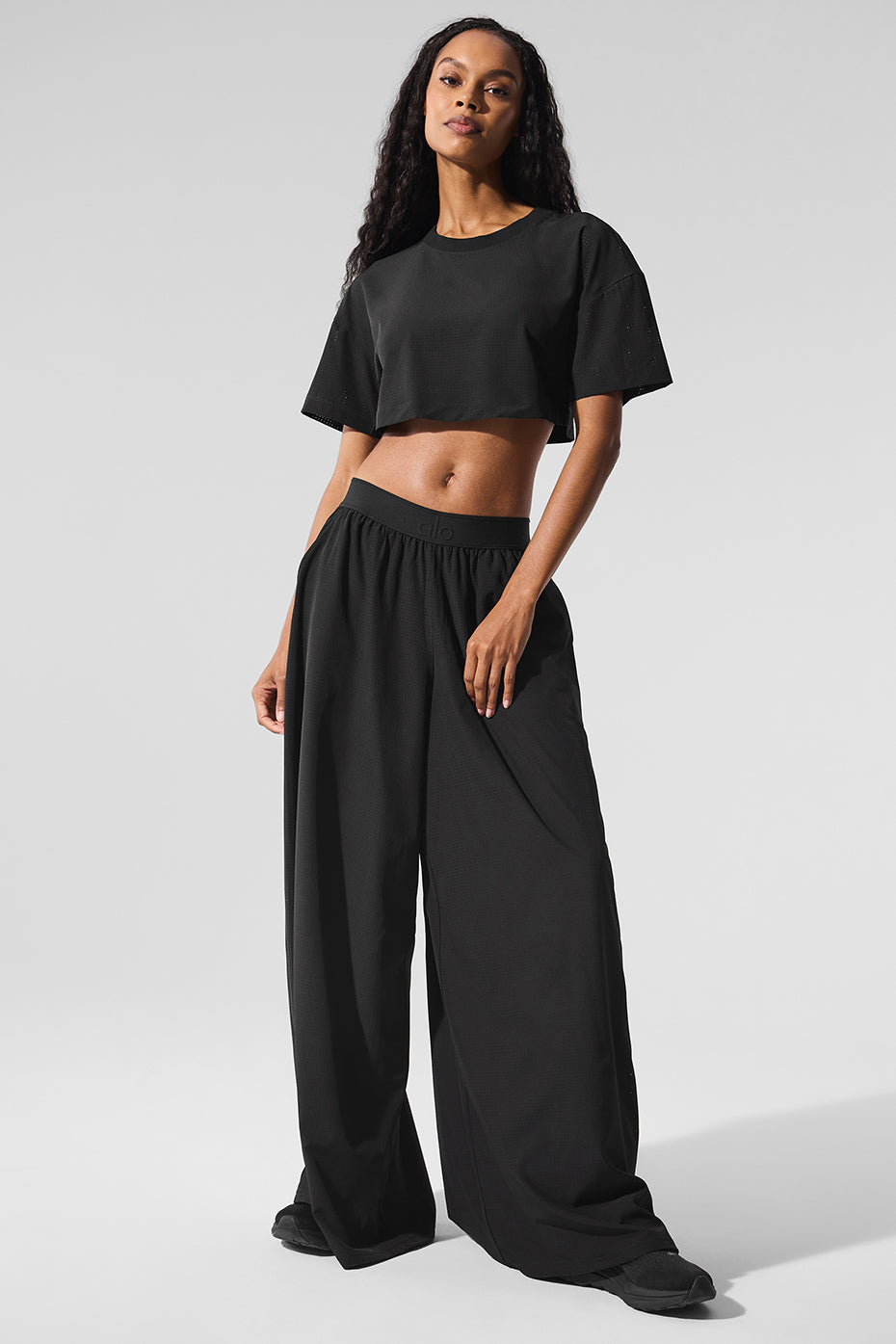 Mesh Mirage Trouser - Black