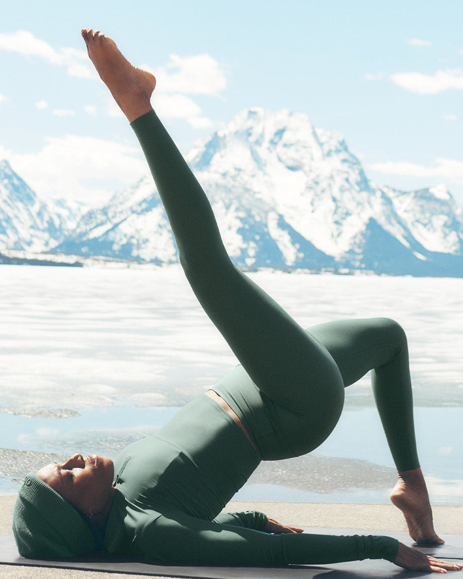 ALO Softsculpt High-Waist Legging - Clover Green