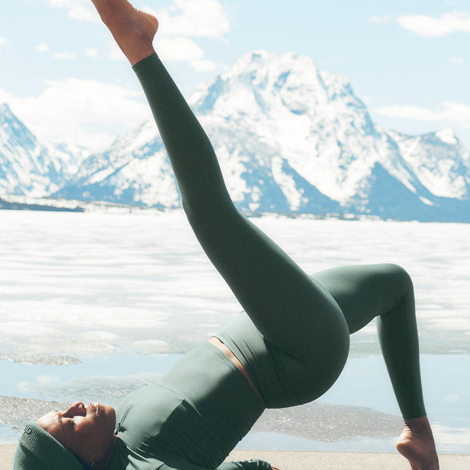 ALO Softsculpt High-Waist Legging - Clover Green