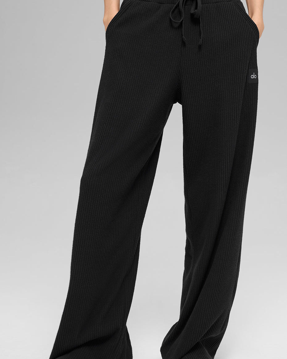 Muse Wide Leg Pant - Black