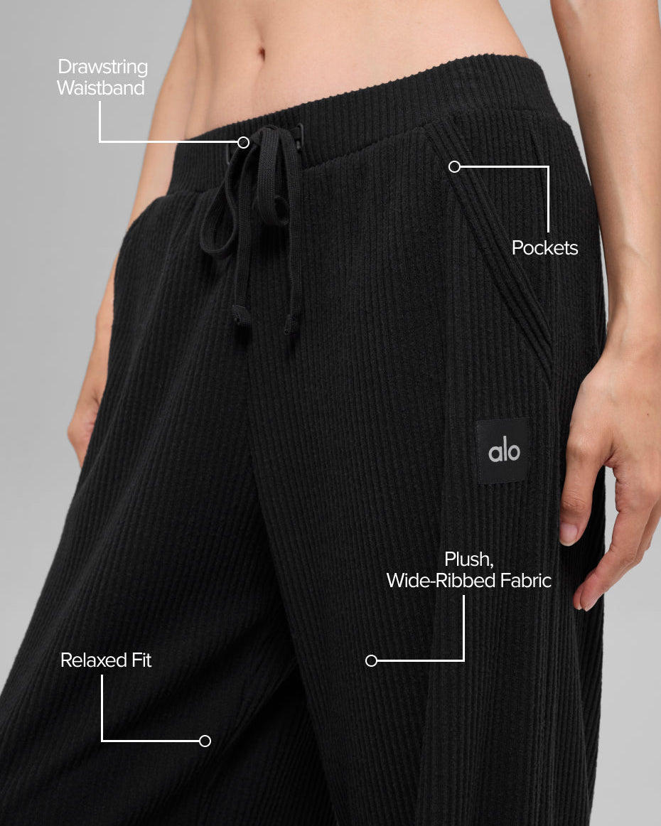 Muse Wide Leg Pant - Black