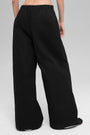 High-Waist Main Character Wide Leg Trouser - Black