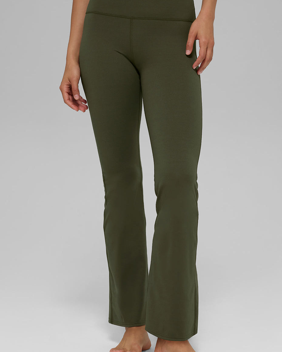 ALO Softsculpt High-Waist 7/8 Bootcut Legging - Green Olive