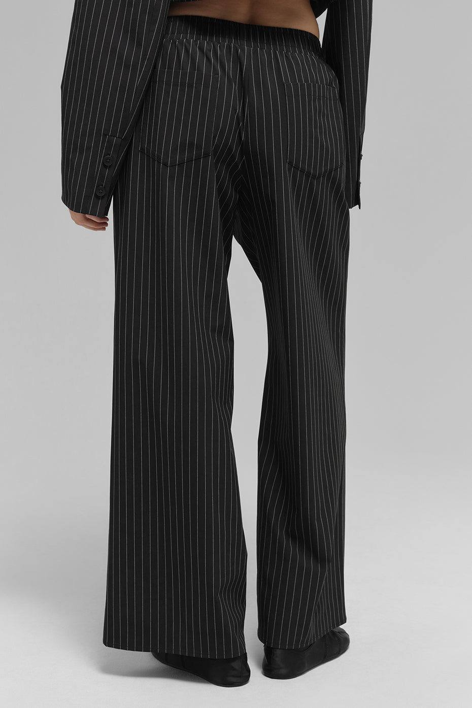 Pinstripe Daylight Boxer Pant (Regular) - Black/Titanium