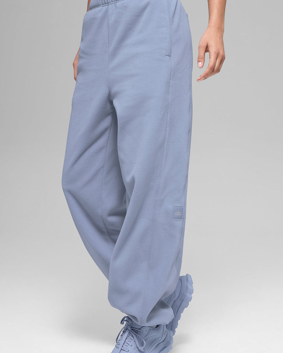 Polar Fleece High-Waist Retreat Jogger - Winter Frost