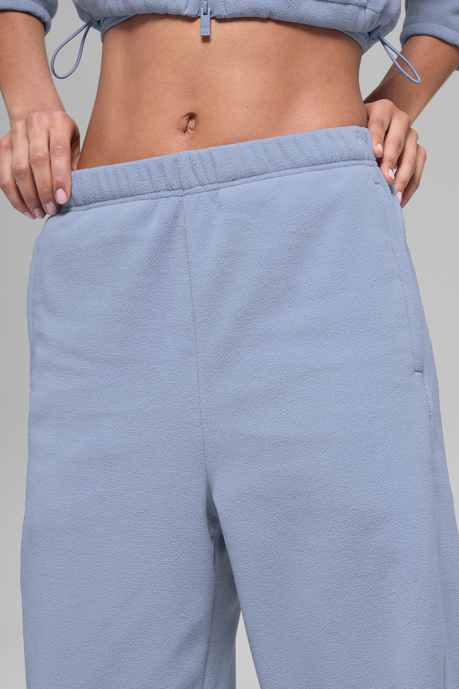Polar Fleece High-Waist Retreat Jogger - Winter Frost
