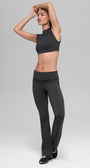 ALO Softsculpt Foldover Flare Legging - Black