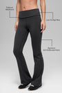 ALO Softsculpt Foldover Flare Legging - Black