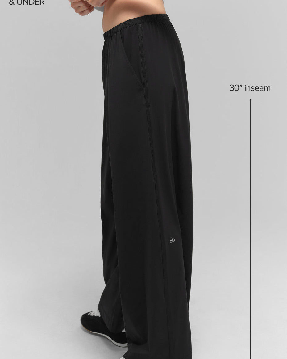 Breezy Wide Leg Pant (Regular) - Black