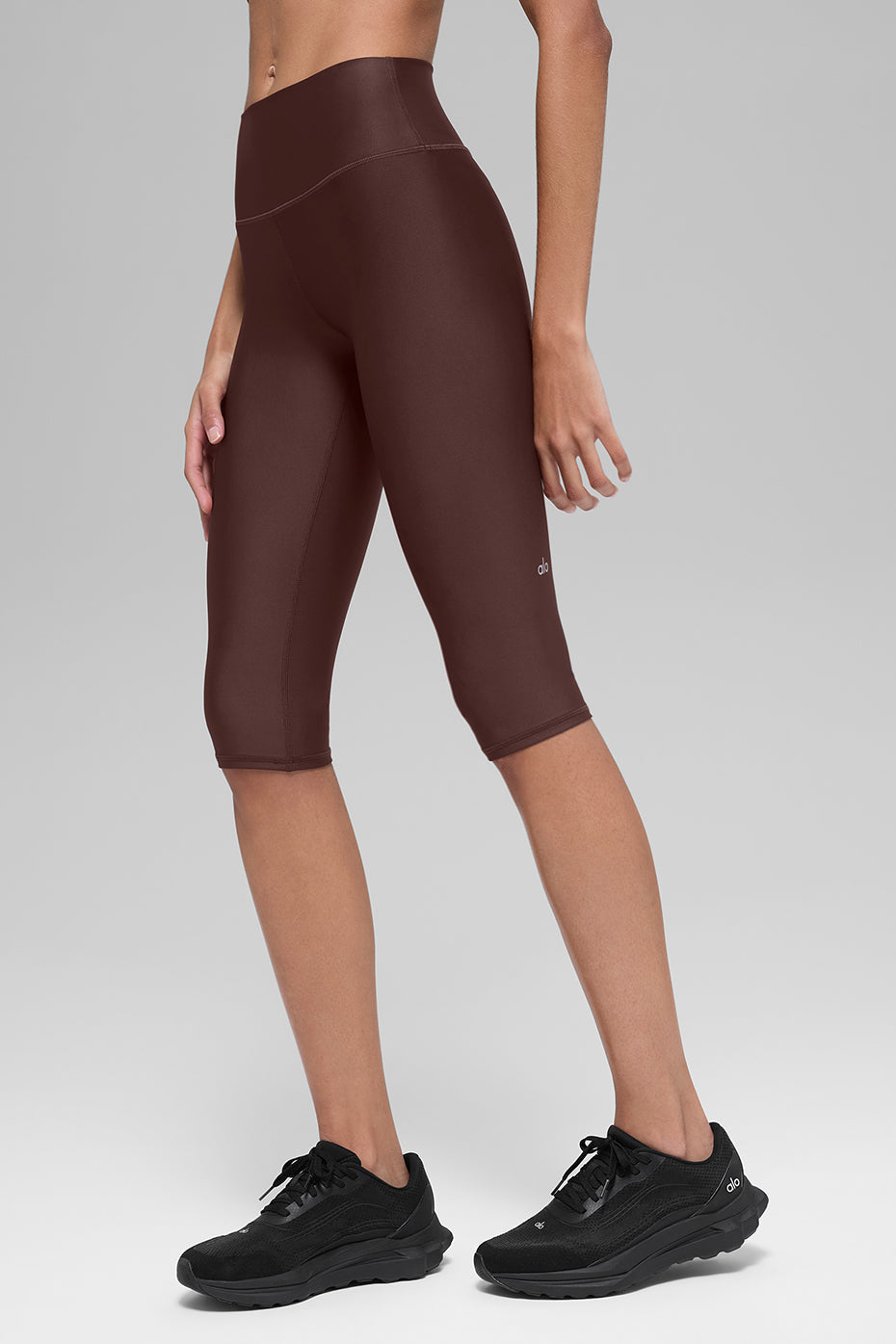 16'' High-Waist Airlift Capri - Brownstone