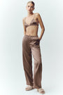 Silk Luminous Pant (Regular) - Alpine Cocoa