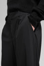 High-Waist Dreamscape Trouser (Short) - Black