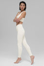 High-Waist Airbrush Legging - Ivory