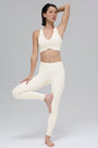 High-Waist Airbrush Legging - Ivory