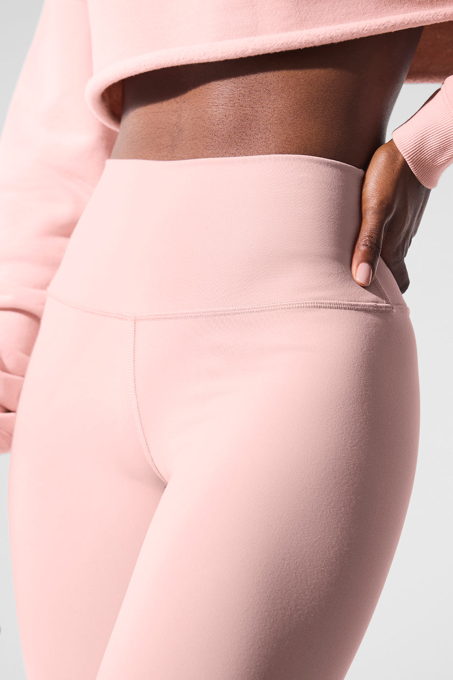High-Waist Airbrush Legging - Pink Quartz